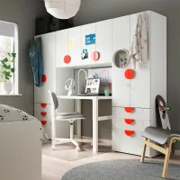 Dulap Ikea Smastad/Platsa 240 x 42 x 181 / DSP / Alb photo 3