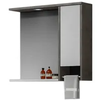 Шкаф с зеркалом Orka Aydos 65 68 x 66 x 18см / Зеркало / Светло-серый