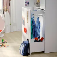 Шкаф Ikea Smastad 60 x 57см x 196 / ДСП / Белый photo 3