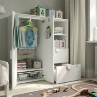 Шкаф Ikea Smastad/Platsa 120 x 42см x 123 / ДСП / Белый photo 2
