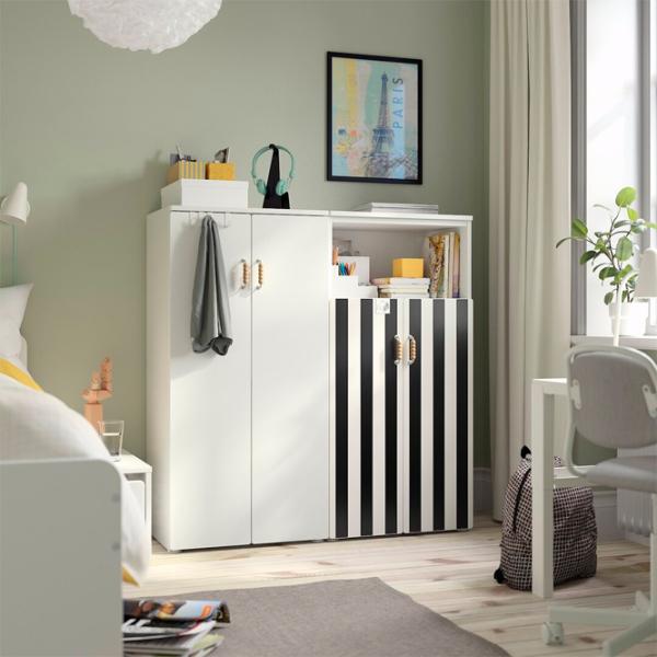 Шкаф Ikea Smastad/Platsa 120 x 42см x 123 / ДСП / Белый photo 2