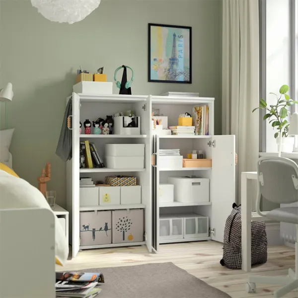 Шкаф Ikea Smastad/Platsa 120 x 42см x 123 / ДСП / Белый photo 3
