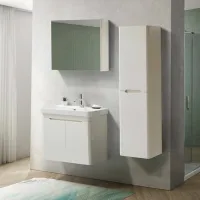 Dulap cu oglindă Martat Rio 70 60 x 70 x 16 / Oglindă / White photo 2