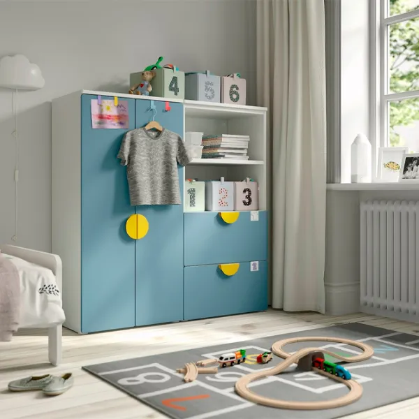 Шкаф Ikea Smastad/Platsa 120 x 42см x 123 / ДСП / Белый photo 2