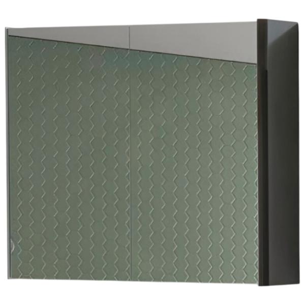 Dulap cu oglindă Martat Rio 70 60 x 70 x 16 / Oglindă / Anthracite photo 1