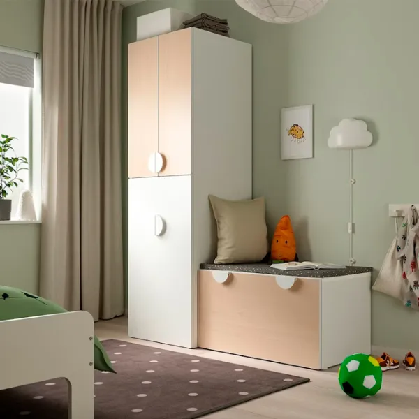 Dulap Ikea Smastad 150 x 57 x 196 / DSP / Alb photo 2