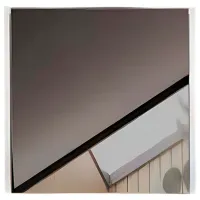 Шкаф с зеркалом Martat Venna 65 55 x 65 x 15см / Зеркало / White