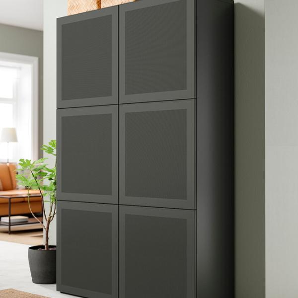 Dulap Ikea Besta 120 x 42 x 193 / DSP / Gri închis photo 2