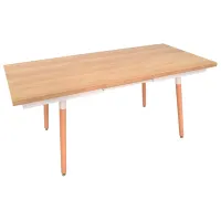 Masă de bucătărie extensibilă Evelin DT 433-3 Lemn/ Stejar Sonoma photo 4