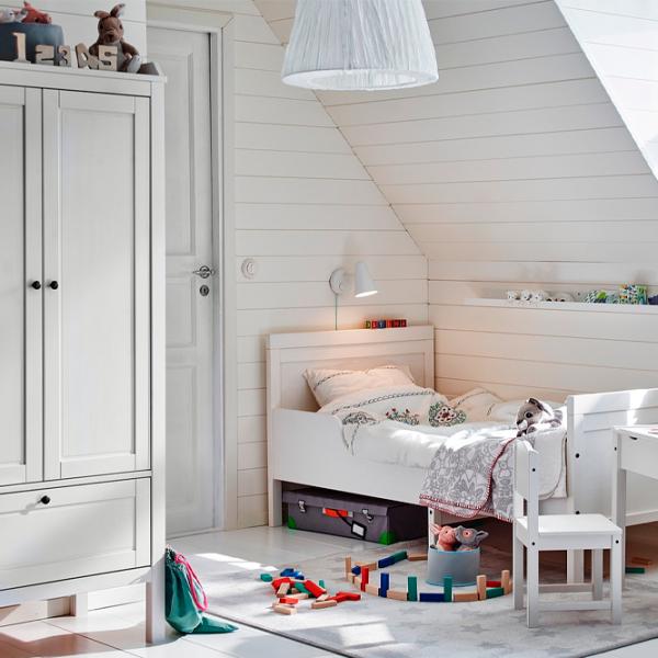 Шкаф Ikea Sundvik 80 x 50см x 171 / ДСП / Белый photo 4