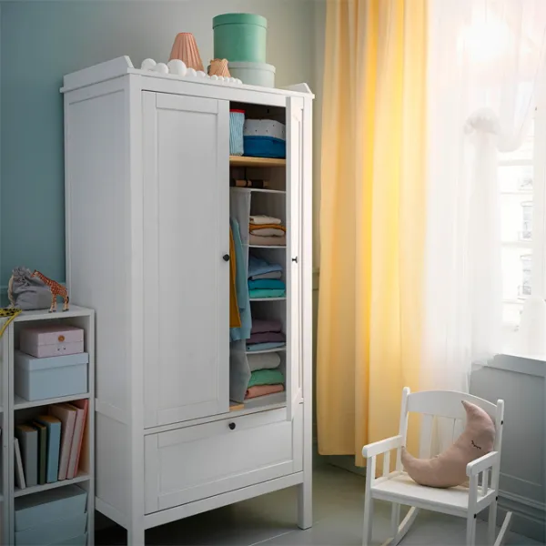 Шкаф Ikea Sundvik 80 x 50см x 171 / ДСП / Белый photo 7