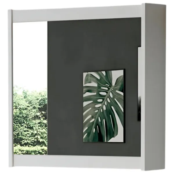 Dulap cu oglindă Martat Teos 60 60 x 60 x 15 / Oglindă / White photo 1 Dulap cu oglindă Martat Teos 60 60 x 60 x 15 / Oglindă / White photo 1