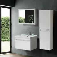 Dulap cu oglindă Martat Teos 80 60 x 80 x 15 / Oglindă / White photo 2