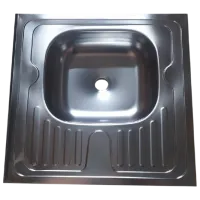 Chiuvetă Technoworker VOR57040 80 x 60 / Oțel inoxidabil / Inox