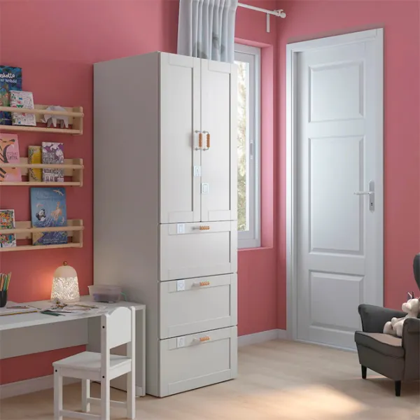 Шкаф Ikea Smastad/Platsa 60 x 57см x 181 / ДСП / Белый photo 4