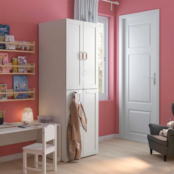 Шкаф Ikea Smastad/Platsa 60 x 57см x 181 / ДСП / Белый photo 2