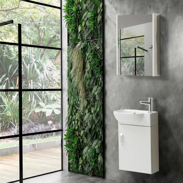 Dulap cu oglindă Martat Pera 45 65 x 45 x 12 / Oglindă / White photo 2