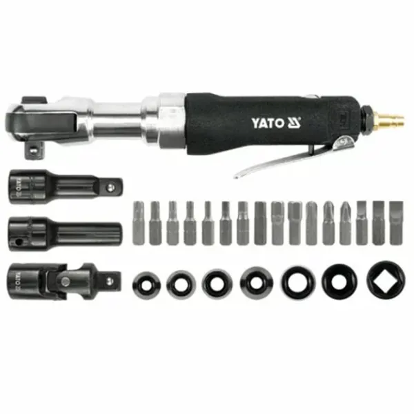 Пневматический ударный гайковерт Yato YT-0982 6.2 бар / Металлик photo 1