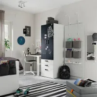 Шкаф Ikea Smastad/Platsa 60 x 57см x 181 / ДСП / Белый photo 3