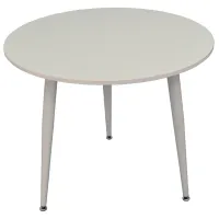 Кухонный стол зафиксированный Evelin DT - 404-5 ДСП/ Белый