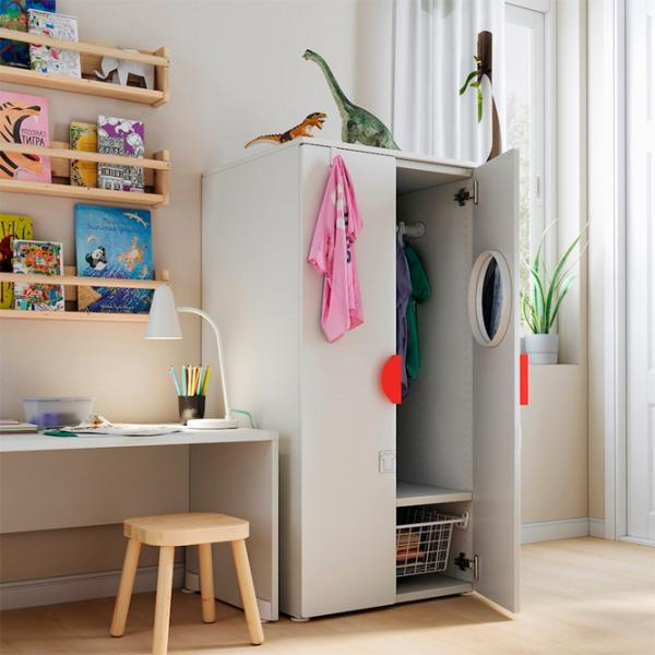 Шкаф Ikea Smastad/Platsa 60 x 57см x 123 / ДСП / Белый photo 4