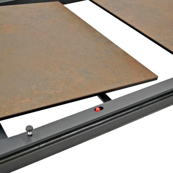 Masă de bucătărie extensibilă Deco Liza Ceramică/ Brown photo 6 Masă de bucătărie extensibilă Deco Liza Ceramică/ Brown photo 6