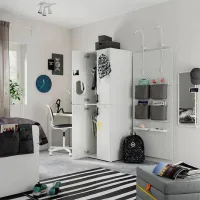 Dulap Ikea Smastad/Platsa 60 x 57 x 181 / DSP / Alb photo 2