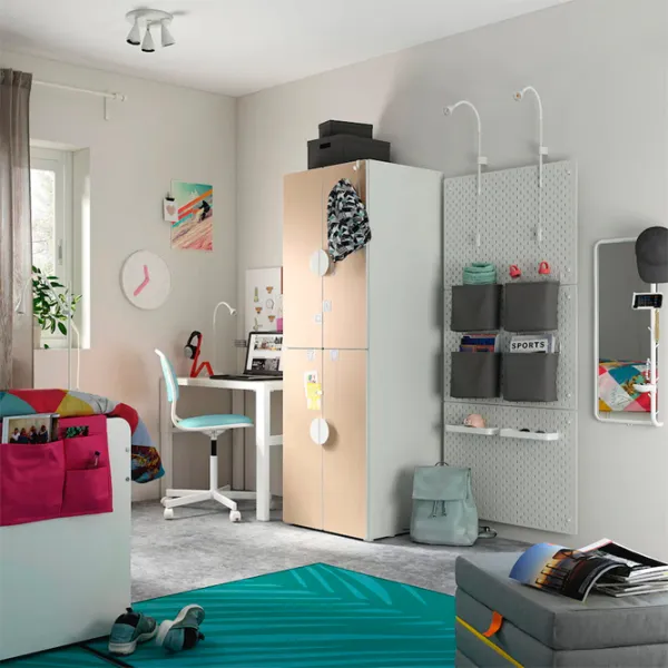 Dulap Ikea Smastad/Platsa 60 x 57 x 181 / DSP / Alb photo 3