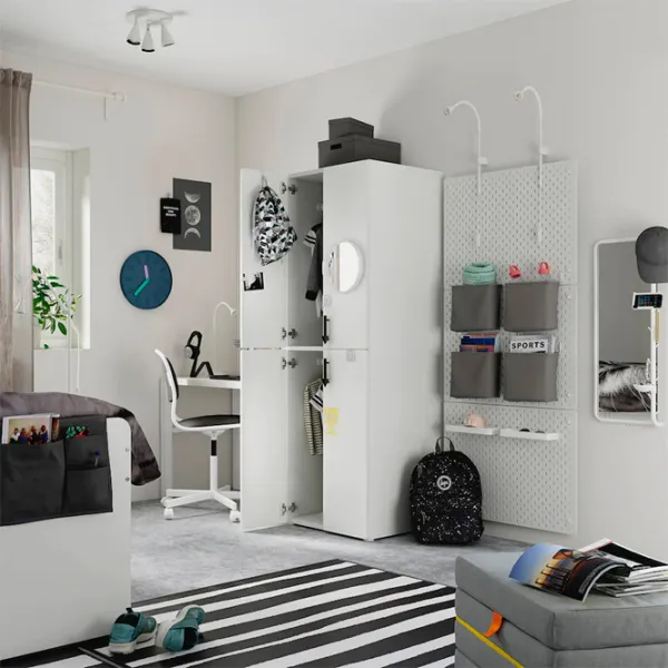 Dulap Ikea Smastad/Platsa 60 x 57 x 181 / DSP / Alb photo 4