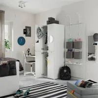Dulap Ikea Smastad/Platsa 60 x 57 x 181 / DSP / Alb photo 4