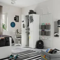 Dulap Ikea Smastad/Platsa 60 x 57 x 181 / DSP / Alb photo 2