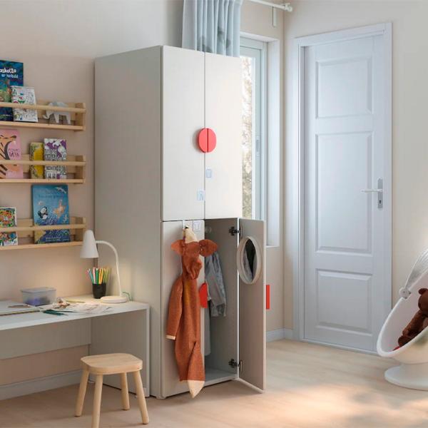 Шкаф Ikea Smastad/Platsa 60 x 57см x 181 / ДСП / Белый photo 4