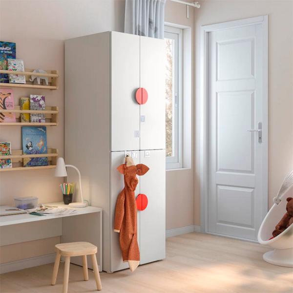 Шкаф Ikea Smastad/Platsa 60 x 57см x 181 / ДСП / Белый photo 8