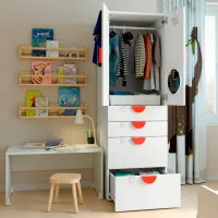 Шкаф Ikea Smastad/Platsa 60 x 57см x 181 / ДСП / Белый photo 4