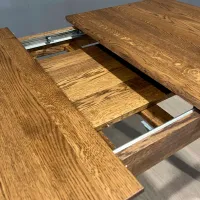 Masă de bucătărie extensibilă Mobicasa Mary Lemn/ Rustic Wax photo 5