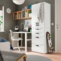 Dulap Ikea Smastad/Platsa 60 x 57 x 181 / DSP / Alb photo 2