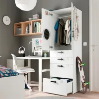 Dulap Ikea Smastad/Platsa 60 x 57 x 181 / DSP / Alb photo 4