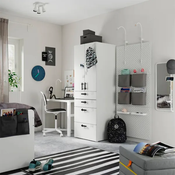 Dulap Ikea Smastad/Platsa 60 x 57 x 181 / DSP / Alb photo 5