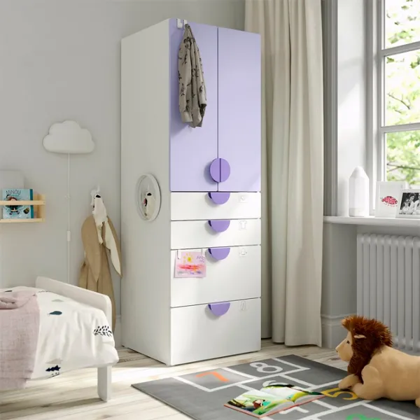 Dulap Ikea Smastad/Platsa 60 x 57 x 181 / DSP / Alb photo 2