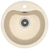 Chiuvetă Dr.Gans Set Dora + F1066 43.5 x 43.5 / Piatră artificială / Beige photo 2