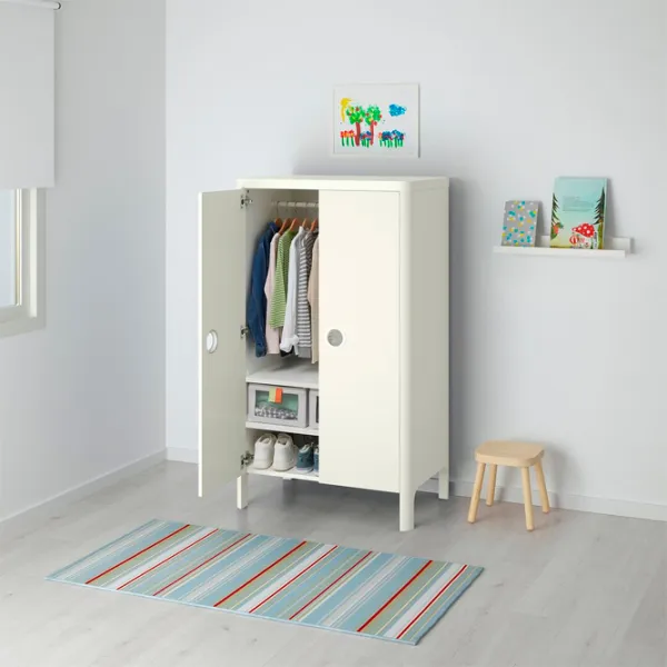 Dulap Ikea Busunge 70 x 52 x 195 / DSP / Alb photo 2