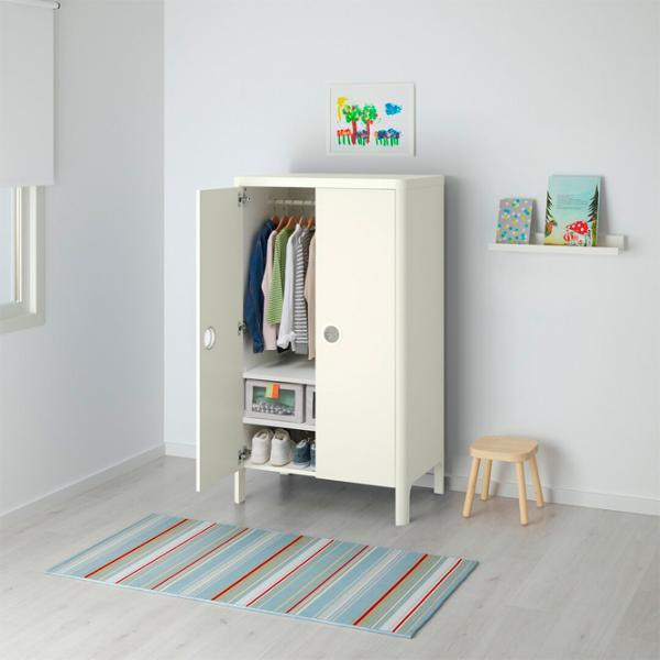 Dulap Ikea Busunge 70 x 52 x 195 / DSP / Alb photo 2