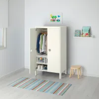 Шкаф Ikea Busunge 70 x 52см x 195 / ДСП / Белый photo 2