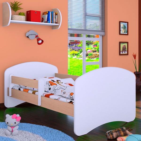 Детская кровать Happy Babies Happy L07 90 x 190 см / Щит / Светлая груша photo 1