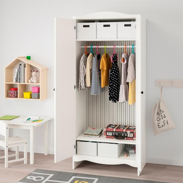 Dulap Ikea Smagora 80 x 50 x 187 / DSP / Alb photo 2