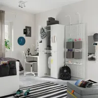 Шкаф Ikea Smastad/Platsa 50 x 40см x 180 / ДСП / Белый photo 5