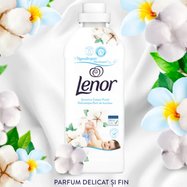 Кондиционер для белья Lenor Цветочный 1.239л Количество стирок: 59 photo 3