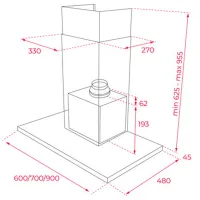 Hotă Teka DSH 686 Încorporabilă/ Inox/ Gray photo 6