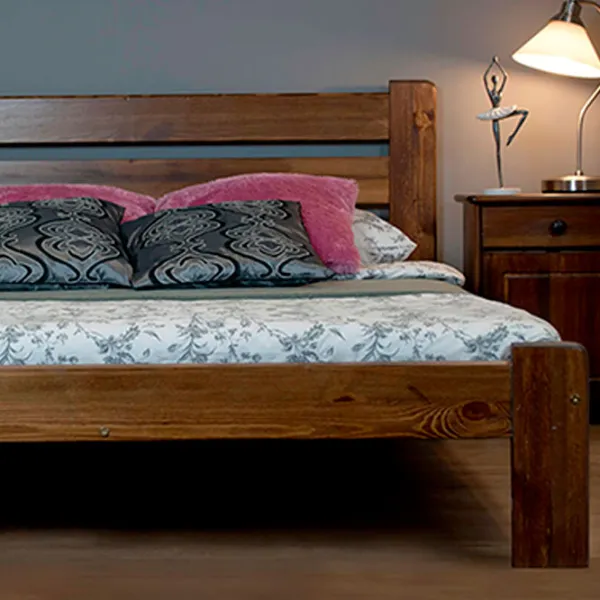 Кровать Drewmax Eliza D 140 x 200 см / Дерево / Разноцветный photo 4