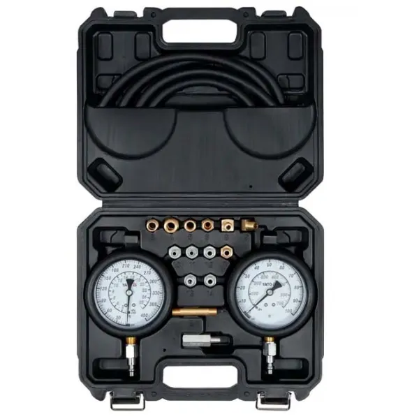 Set manometru Yato YT73032 Black / Metal photo 1